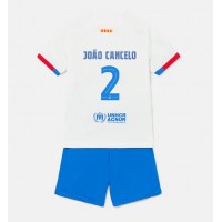 Fotbalové Dres Barcelona Joao Cancelo #2 Dětské Venkovní 2023-24 Krátký Rukáv (+ trenýrky)
